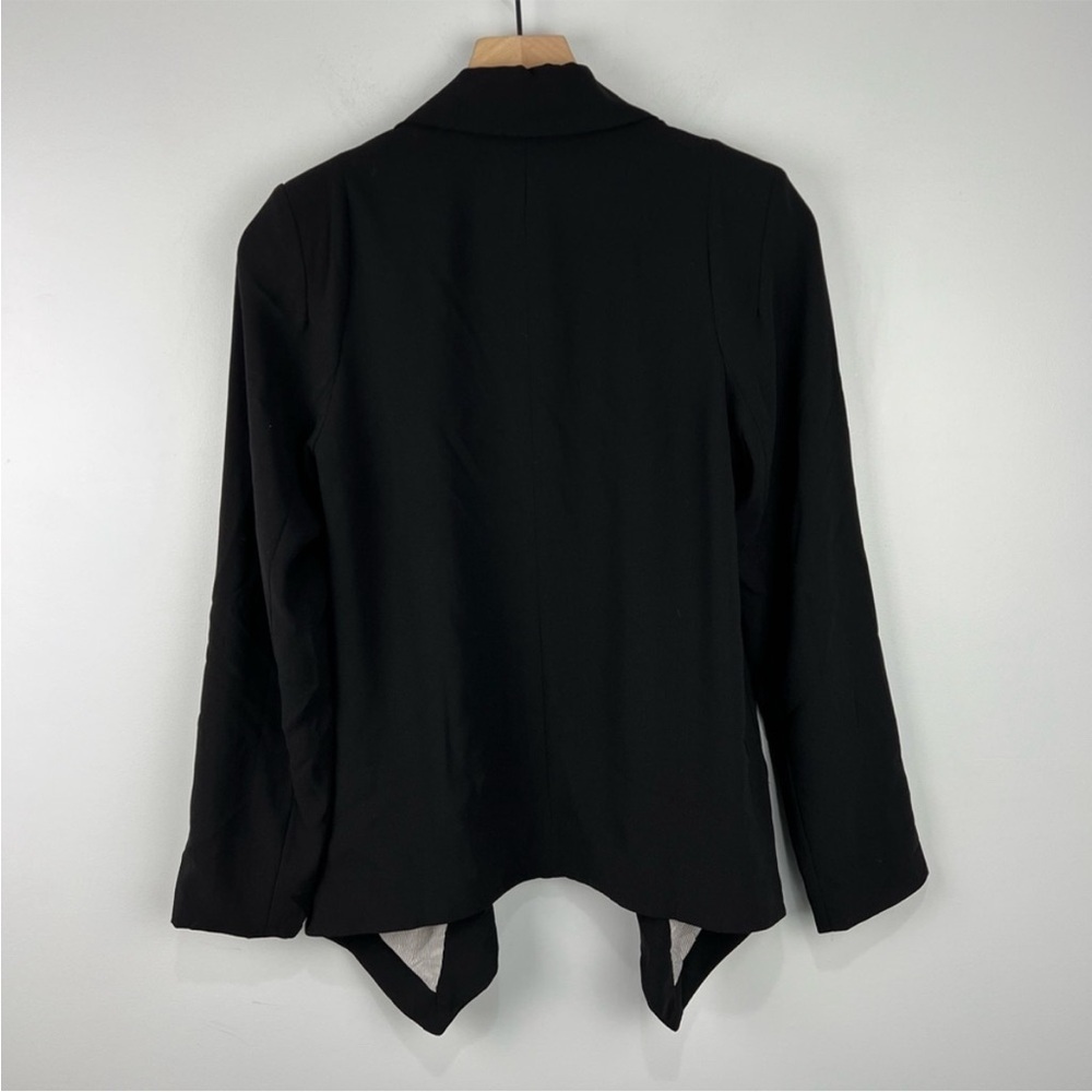 Anthropologie Cartonnier Open Front Blazer Jacket | Black | XS - Picture 5 of 8